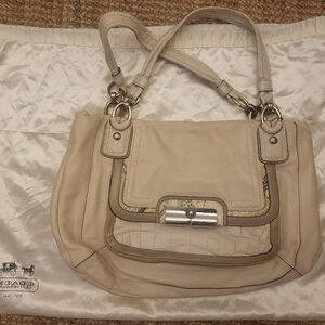 Coach Kristin Spectator Cream Women's Bag